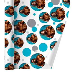 Aquaman Movie Jason Mamoa Full Costume Gift Wrap 30" x 72" - 1 of 4