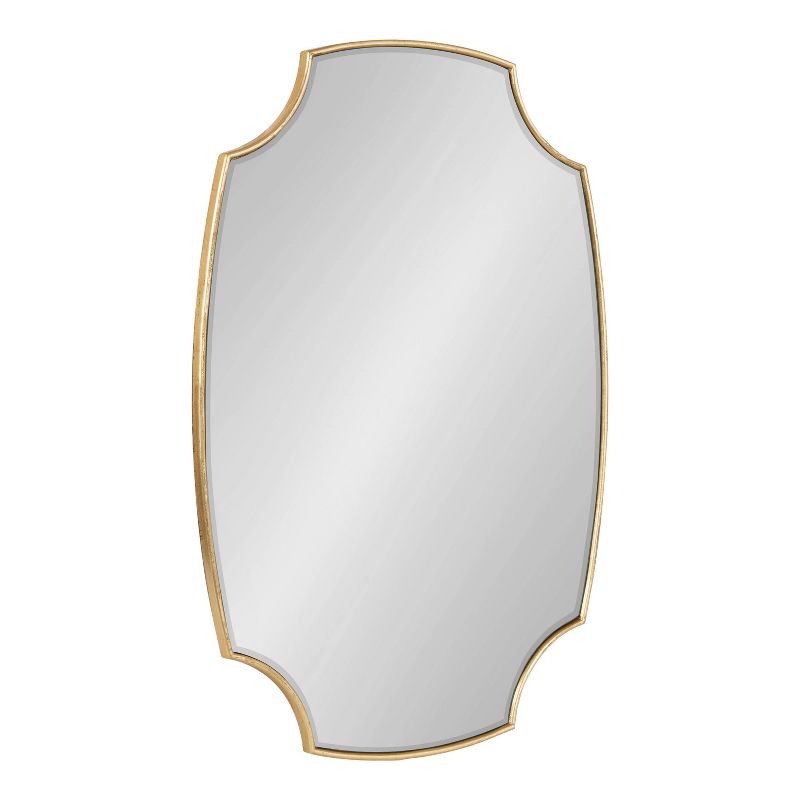 20&#34; x 30&#34; Jovanna Scallop Mirror Gold - Kate &#38; Laurel All Things Decor, 1 of 10