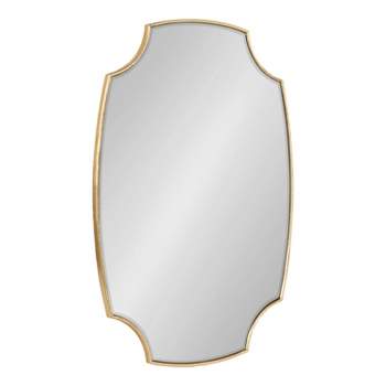 20" x 30" Jovanna Scallop Mirror Gold - Kate & Laurel All Things Decor