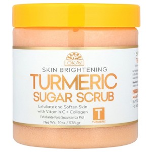 Okay Pure Naturals Skin Brightening, Sugar Scrub, Turmeric , 19 oz (538 g) - 1 of 4