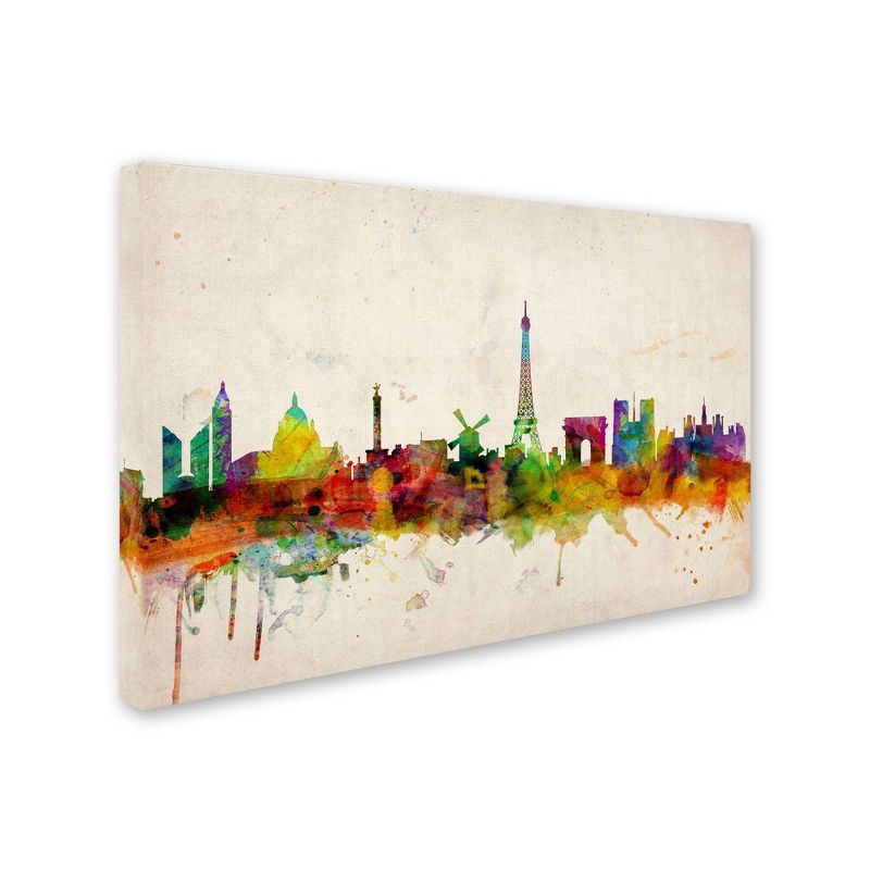 22&#34; x 32&#34; Paris Skyline by Michael Tompsett - Trademark Fine Art, 3 of 7