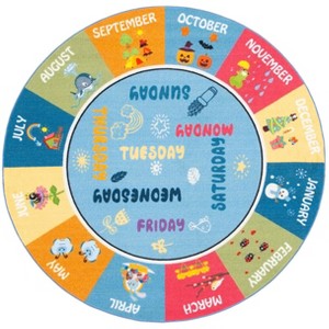 Kids Playhouse KPH224 Power Loomed Machine Washable Slip Resistant Rugs - Safavieh Kids - 1 of 3