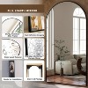 30x71 inch Wall Mount Arched Full Length Mirror-Aluminum Alloy Frame High Definition - 4 of 4