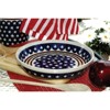 Blue Rose Polish Pottery 879 Zaklady Pie Plate - 2 of 2
