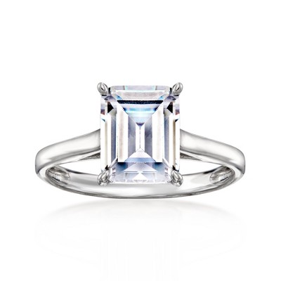 Ross-Simons 4.20 Carat CZ Ring in Sterling Silver