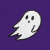 Dalix Ghost Embroidered Fleece Hoodie Cold Fall Winter Women - 2 of 4