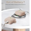 BONGEEK Silicone Apple Airpods 4th Generation - VOTILE 2031 Bling Cover with Keychain, Earbuds Charging Accessory for Women Girls -Milk Tea - 4 of 4