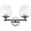 Livex Lighting Willow 2 - Light Vanity in  Polished Chrome - 3 of 4