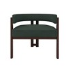 ACEPANO Set of 2 Modern Accent Armchair with Open Back-Dark Green - 4 of 4