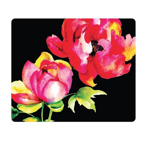 OTM Essentials Floral Prints Black Mouse Pad Brilliant Bloom  (OP-MPV1BM-FLR-04) 731969577523