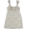 Hippie Rose Womens Floral Mesh Mini Dress, Beige, Large - 2 of 2