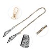 Unique Bargains Scarf Design Handbag Strap Black White 1 Pc - 3 of 4