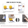 BalanceFrom Exercise Ball with Quick Pump for Yoga & Fitness 2,000lb Capacity - 3 of 4