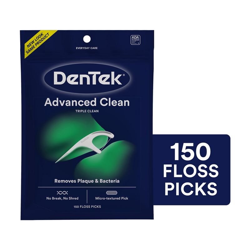 DenTek Triple Clean Floss Picks for Tight Teeth, 1 of 11