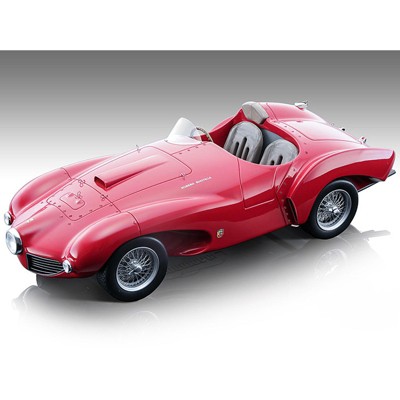 1953 Ferrari 340 Mexico Spyder Silver Metallic With Red Interior mythos  Series Ltd Ed To 50 Pcs 1/18 Model Car By Tecnomodel : Target