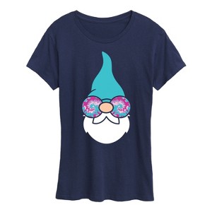 Women's - Instant Message - Boho Gnome with Glasses Short Sleeve Graphic T-Shirt - 1 of 4