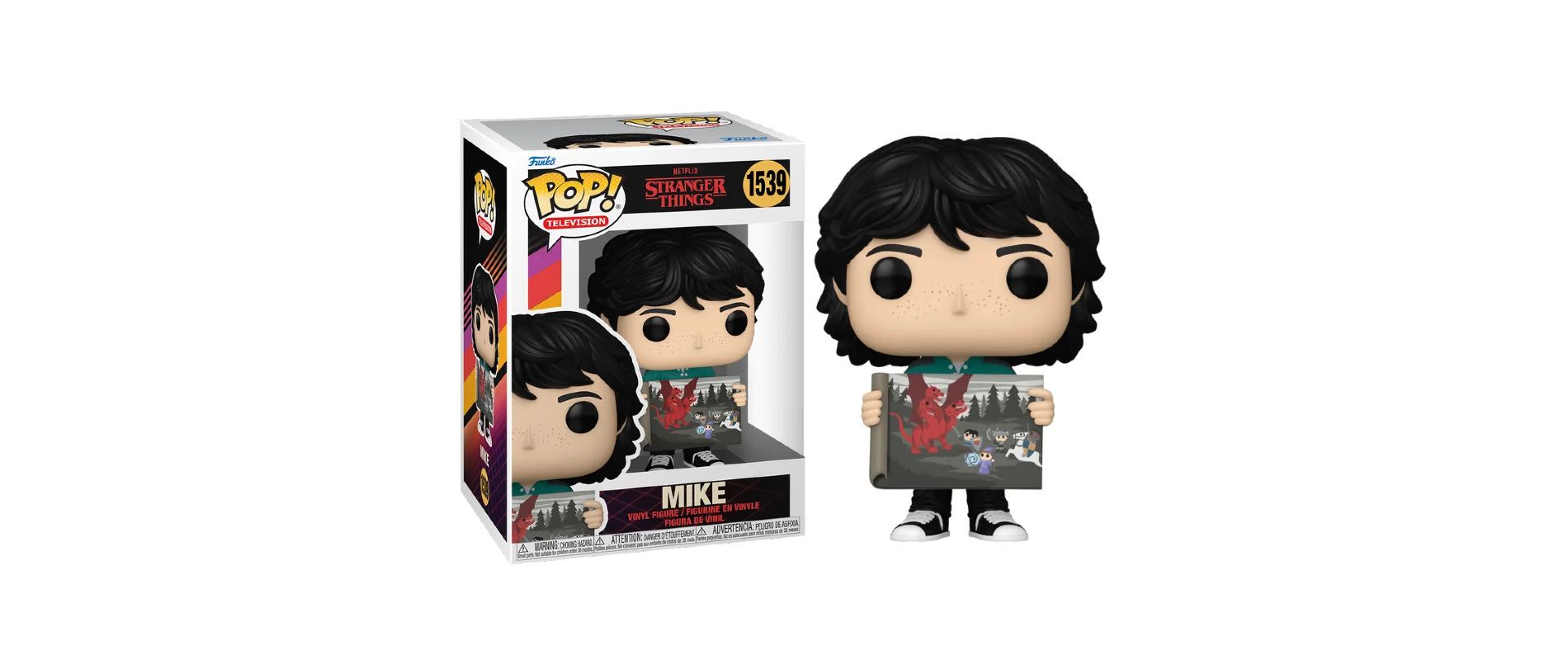 Funko POP! TV: Stranger Things - Mike Wheeler with Will's Painting Vinyl Figure #1539 #80137