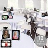 Big Dot of Happiness Silver Graduation Party Centerpieces - 4x6 Picture Display - Paper Photo Frames - Set of 12 - 2 of 4