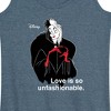 Women's - Disney Villains - Cruella De Vil Love Unfasionable Graphic Racerback Tank - 2 of 4