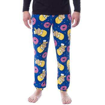 The Simpsons Men's Homer Simpson Bubble Thoughts Sleep Pajama Pants ...