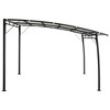 vidaXL Garden Sunshade Awning 118.1"x118.1"x100.4" Cream - 3 of 4