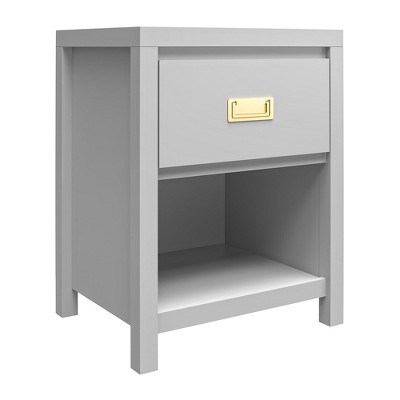Monarch Hill Haven Dove Gray 1 Drawer Kids' Nightstand