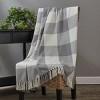 Park Designs Buffalo Check Throw - 60''L - Dove - 2 of 3