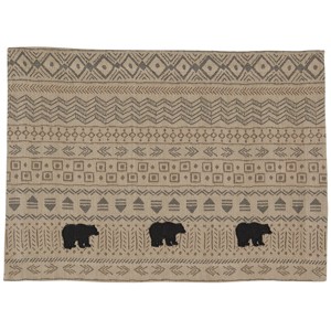 Park Designs Signal Mountain Applique Bear Placemat Set of 4 - 1 of 3