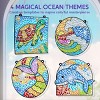 Klever Kits Diamond Art for Kids, 4 PCS Ocean-Themed Gem Painting Set Window Suncatcher Craft, Fun DIY Kit Birthday Gift for Boys Girls Age 6+ - 2 of 4