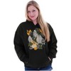 Fall Autumn Ghosts and Pumpkins Hoodie Sweatshirt Women Men Brisco Brands - 3 of 4