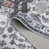 Area Rug, Washable Rug Machine Washable Non-Slip Low Pile Vintage Oriental Medallion Floral Carpet for Living Room/Bedroom/Nursery/Kitchen - 4 of 4