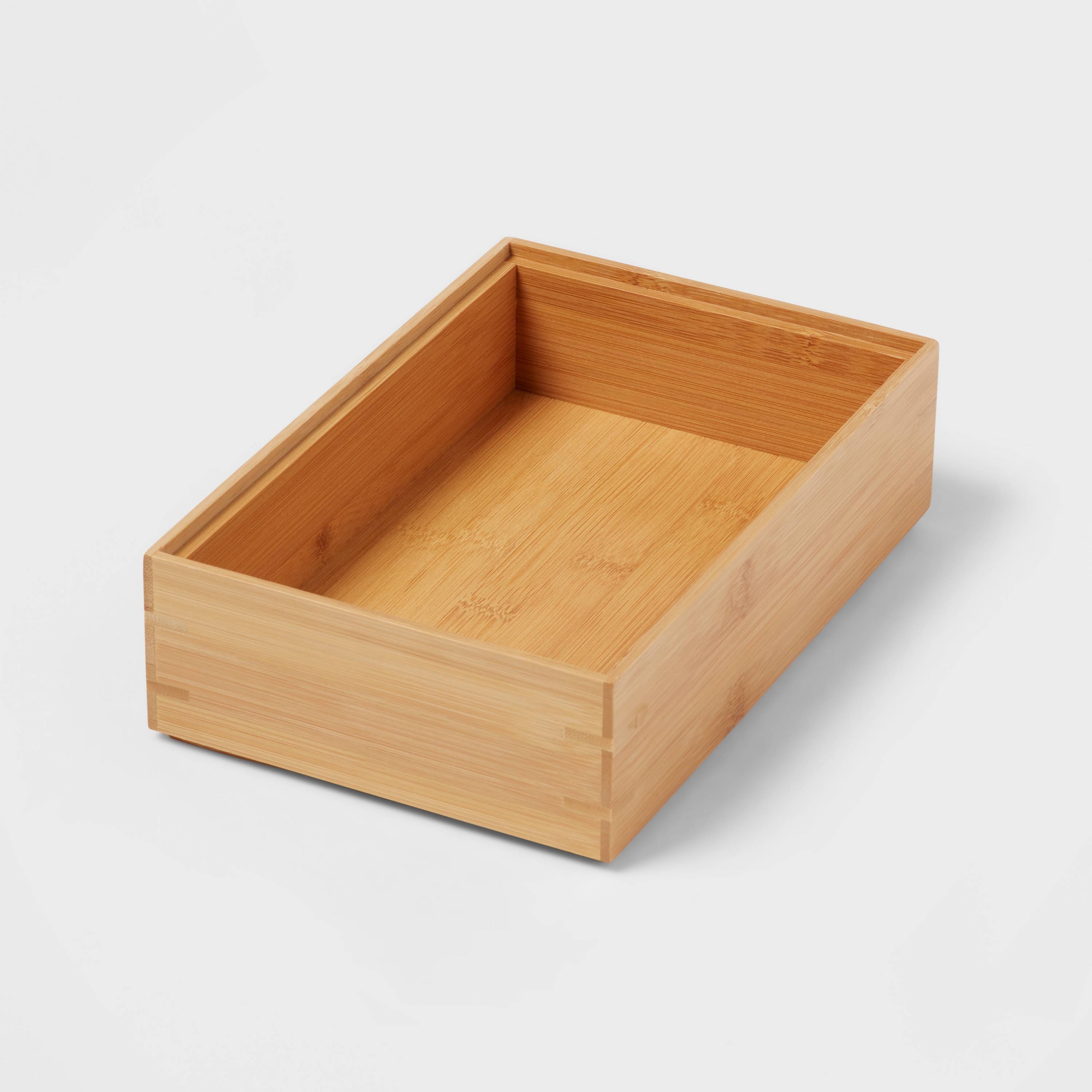9"x 6" Natural Rectangular Drawer Organizer Brown - Brightroom™
