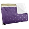 Albion College Logo Dots Silky Touch Blanket White 50x60 - 3 of 4
