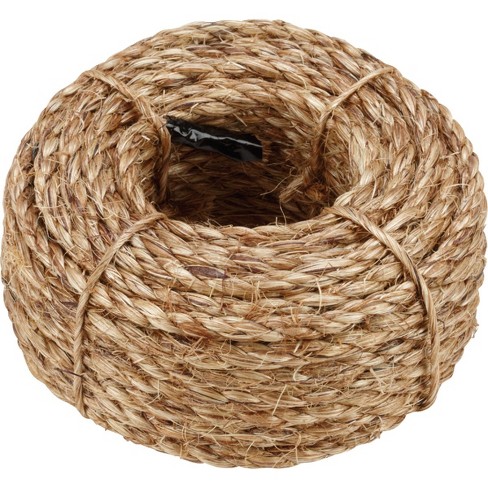 Do It Best 1/4 In. X 50 Ft. Natural Twisted Manila Fiber Packaged Rope ...