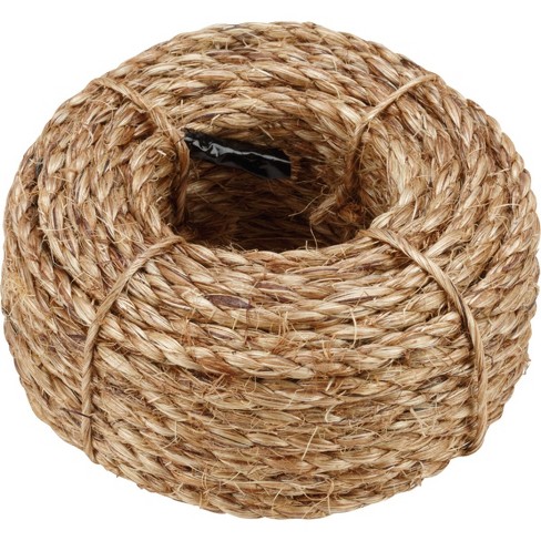 Do it Best 1/4 In. x 50 Ft. Natural Twisted Manila Fiber Packaged Rope  19140III