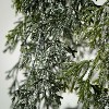 Sullivans Artificial Draping Cypress Hanging Christmas Wreath  Green-White  Indoor Christmas DÃƒÂ©cor - 2 of 3