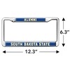 South Dakota State Alumni Logo Full Size Standard License Plate Metal Frame - 4 of 4