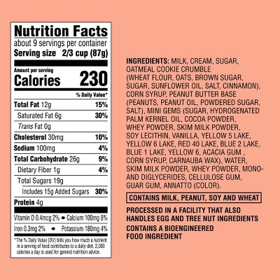 Monster Cookie Ice Cream - 48 fl oz - Favorite Day™