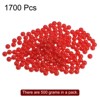 Unique Bargains Loose Craft DIY Earring Necklace Making Acrylic Round Beads 1700 Pcs - 3 of 4