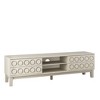 Modern TV Stand for TVs up to 75", TV Console Media Console Sideboard Storage Cabinet with 4 Drawers, Black+Gray/White/Dark Brown - ModernLuxe - 2 of 4