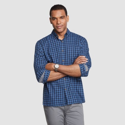 van heusen men's never tuck long sleeve shirt