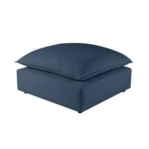 TOV Furniture Cali Performance Fabric Ottoman - 1 of 4