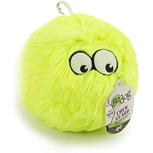goDog Furballz Squeaky Plush Ball Dog Toy, Chew Guard Technology - Lime, Large - 1 of 1