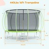 Trampoline 10FT 12FT 14FT 16FT, Trampolines for Kids & Adults - 4 of 4