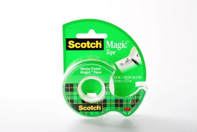 Scotch Magic Tape Matte Finish 1/2 Inch x 800 Inch - Each