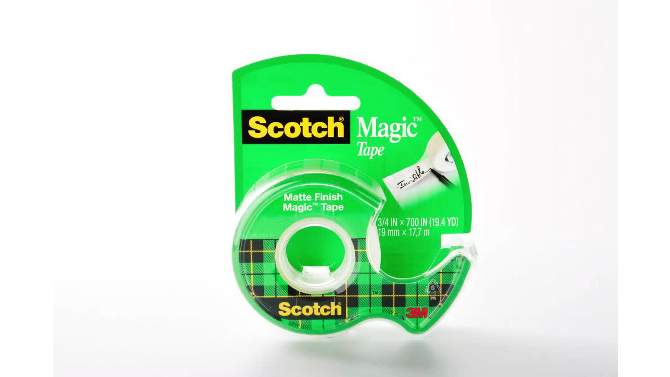 Scotch 2pk Magic Tape Matte Finish 3/4&#34; x 600&#34;, 2 of 13, play video