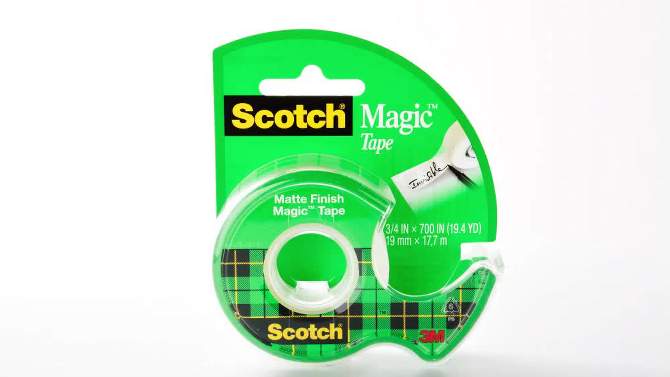 Scotch 2pk Magic Tape Matte Finish 3/4&#34; x 600&#34;, 2 of 13, play video