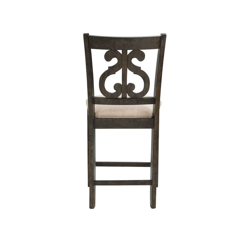 Stanford Swirl Counter Height Barstool Brown - Picket House Furnishings, 5 of 15