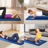 Yoga Mat, Exercise Yoga Mat with Non-Slip Design, 72" x 24" TPE Exercise Mat, Multi-Purpose Workout Mat for Women, Pilates Fitness and Floor Exercises - 4 of 4