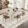 Scalloped Machine Washable Non-Slip Bordered Rug Non-Shedding Soft Low Pile Modern Accent Rugs - 4 of 4
